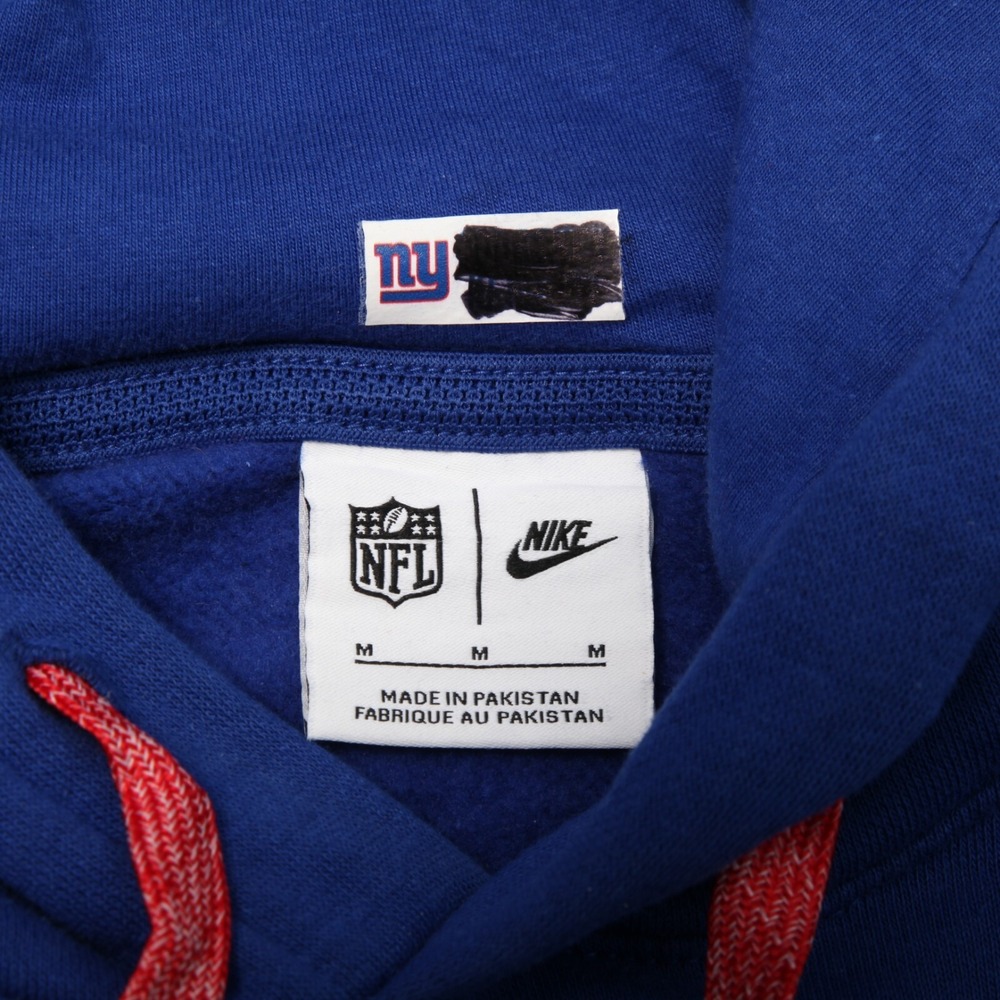 The New York Giants Hoodie Medium Blue Red Nike NFL Team Issued - Picture 6 of 13